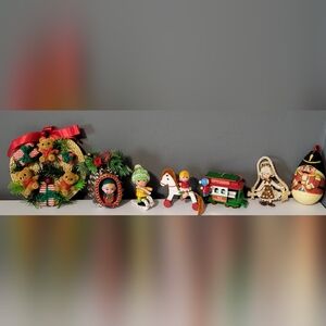 Vintage Christmas Ornaments (Set Of 7)